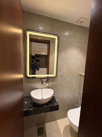 Bathroom in 3 BHK Builder Floor at Green Park Extension – for Sale