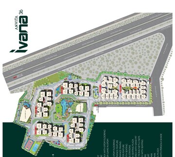 Master Plan in 4 BHK Apartment at Anvita Ivana, Kollur – for Sale