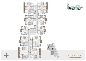 Master Plan in 4 BHK Apartment at Anvita Ivana, Kollur – for Sale