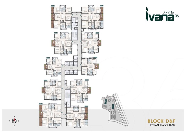 Master Plan, anvita-ivana 4 Bedroom 2915 Sq.Ft. Apartment In Kollur Hyderabad 10096843