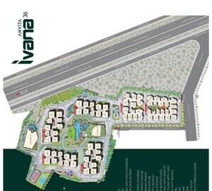 Master Plan in 4 BHK Apartment at Anvita Ivana, Kollur – for Sale
