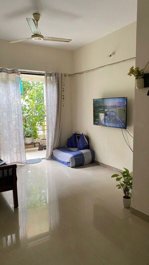Living Room in 1 BHK Apartment at Balewadi Apartments, Balewadi – for Rent