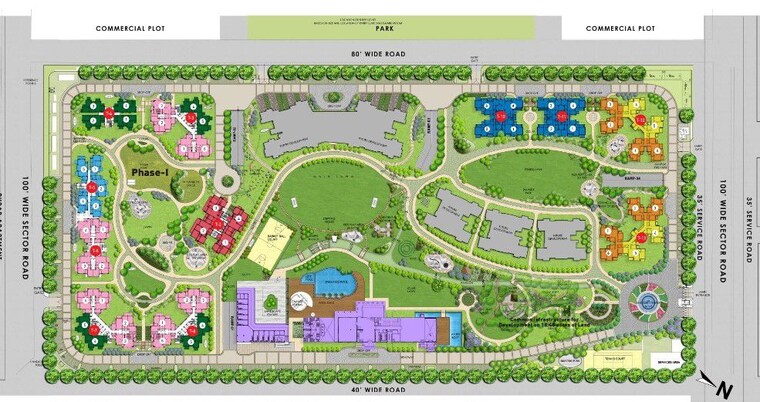 Master Plan, sector 88 3 Bedroom 1661 Sq.Ft. Apartment In Sector 88 Mohali 10081951