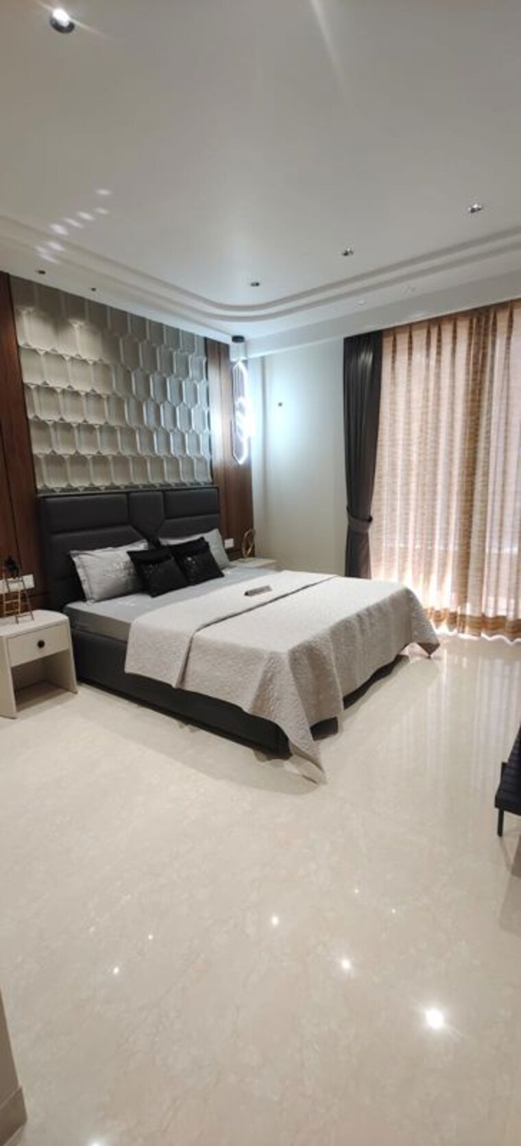 Bedroom, skyline-elevate 3 Bedroom 1700 Sq.Ft. Apartment In Ramgarh Bhudda Zirakpur 10096963