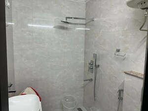 Bathroom in 3 BHK Apartment at Dwarka – for Rent