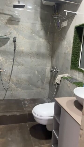 Bathroom in 3 BHK Apartment at DLF The Carlton Estate, Dlf Phase V – for Rent