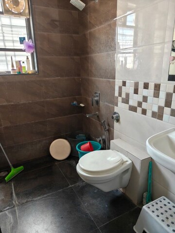Bathroom in 2 BHK Apartment at Gobind Ganesh Imperia, Wakad – for Rent