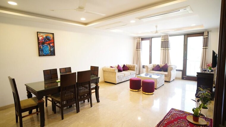 Living Room, new friends colony 3 Bedroom 2250 Sq.Ft. Builder Floor In New Friends Colony Delhi 10097025