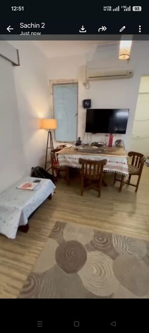 Living Room in 1 BHK Apartment at Kedar Lokpuram CHS, Vasant Vihar – for Rent