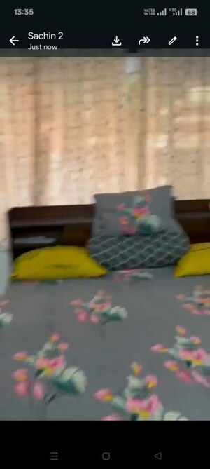 Living Room in 1 BHK Apartment at Kedar Lokpuram CHS, Vasant Vihar – for Rent