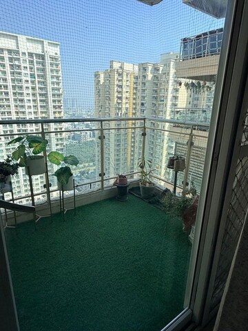 Balcony in 3 BHK Apartment at Gaur Sportswood, Sector 79 – for Rent