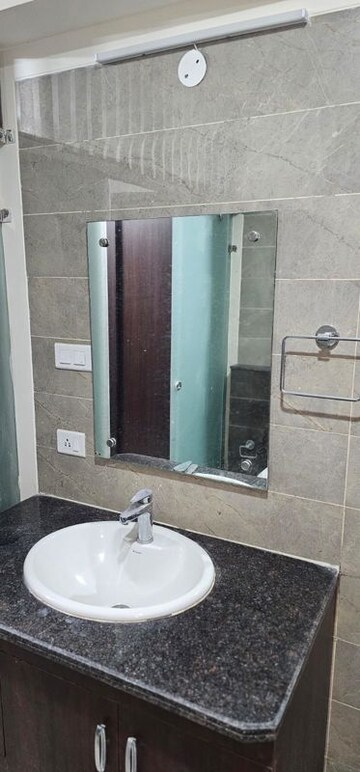 Bathroom in 3.5 BHK Apartment at Aerocity – for Rent