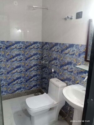 Bathroom in 3 BHK Builder Floor at Vasant Kunj – for Rent