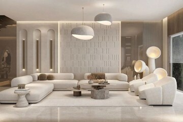 Living Room in 3.5 BHK Apartment at Ashwamedh Pashupati, Kothrud – for Sale