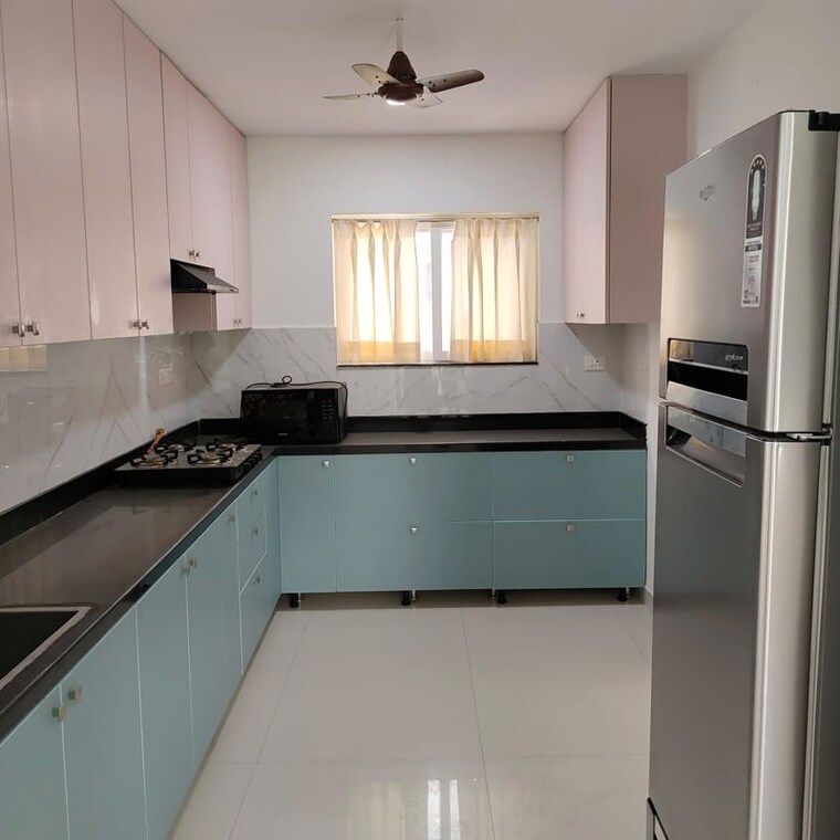 Kitchen, rk-cpr-bella-vista 3 Bedroom 3333 Sq.Ft. Apartment In Nallagandla Hyderabad 10098076