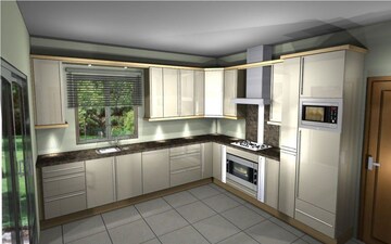 Kitchen in 3 BHK Apartment at Pimple Saudagar – for Sale