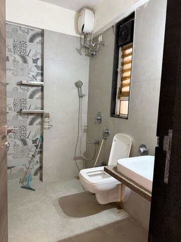 Bathroom in 2 BHK Apartment at Yash Orion, Goregaon East – for Rent