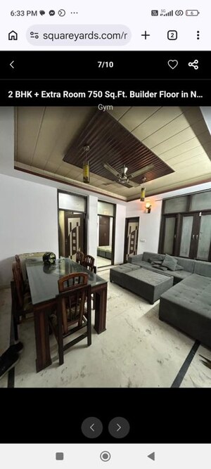 Kitchen in 2 BHK Builder Floor at Saket – for Rent