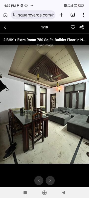 Kitchen in 2 BHK Builder Floor at Saket – for Rent