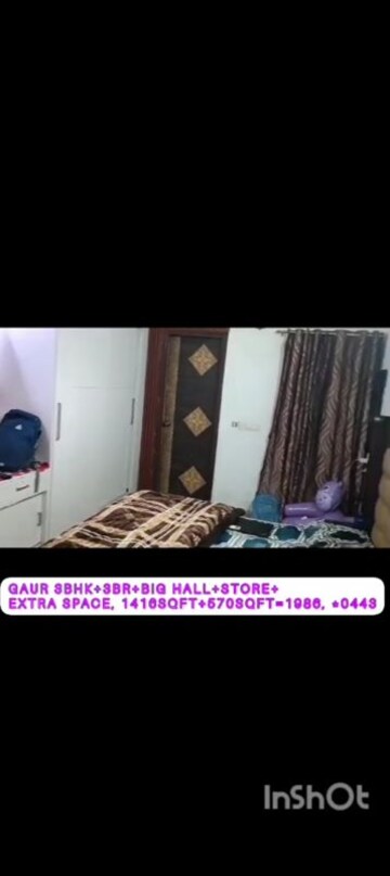Bedroom in 3 BHK Apartment at Gaurs Cascades, Raj Nagar Extension – for Sale