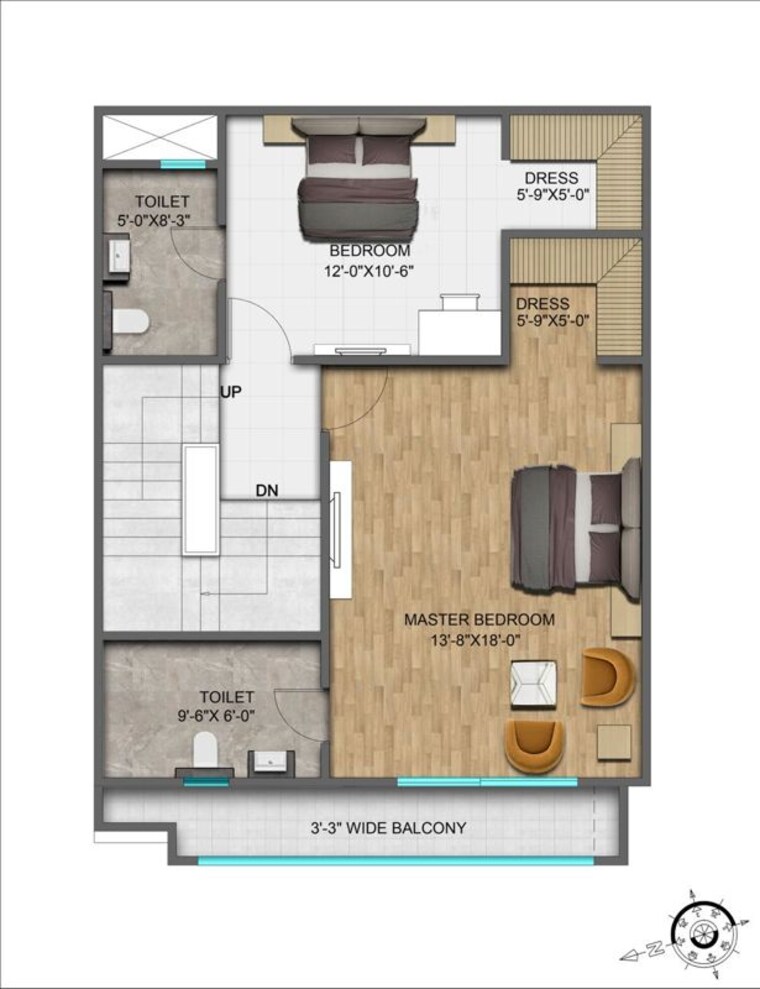 Floor Plan, saini 4 Bedroom 2700 Sq.Ft. Villa In Saini Greater Noida 10098891