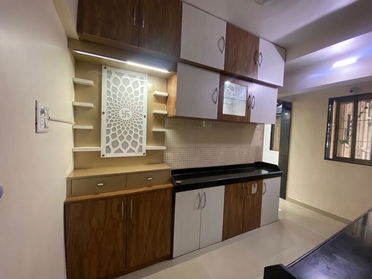 Kitchen, sudarshan-sky-garden 3 Bedroom 950 Sq.Ft. Apartment In Ghodbunder Road Thane 10098935