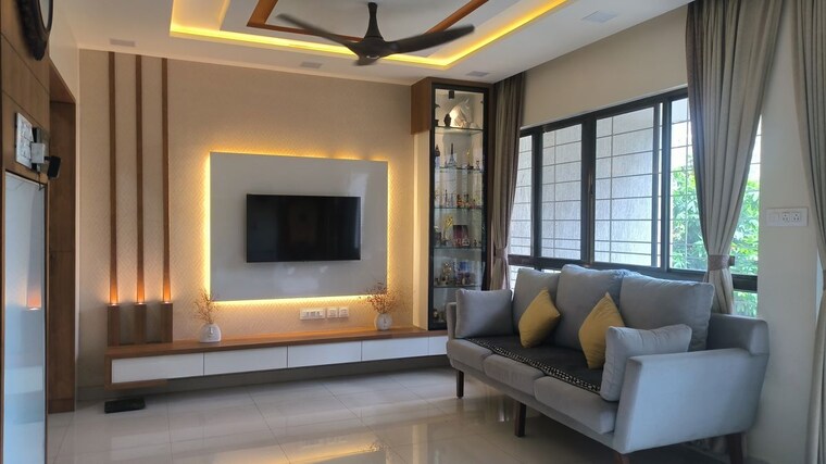 Living Room, ambegaon budruk 3 Bedroom 1600 Sq.Ft. Apartment In Ambegaon Budruk Pune 10098961