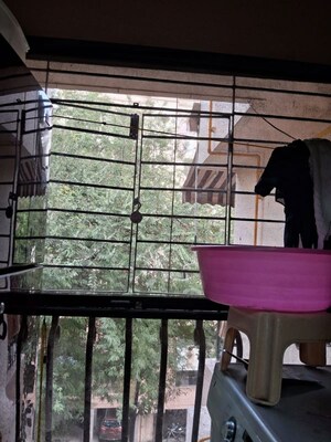 Balcony in 3 BHK Apartment at K Raheja Gardens, Wanowrie – for Rent