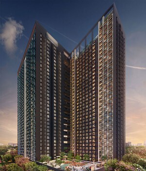 3 BHK Apartment – Exterior View View at Purva Atmosphere, Thanisandra Main Road - for Sale