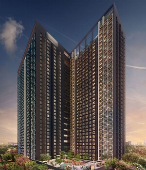 3 BHK Apartment – Exterior View View at Purva Atmosphere, Thanisandra Main Road - for Sale