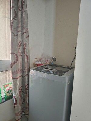 Bathroom in 1 BHK Apartment at Puranik Rumah Bali Phase II, Ghodbunder Road – for Rent