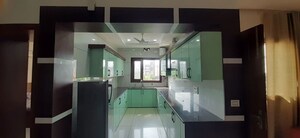 Kitchen in 3 BHK Builder Floor at Aerocity – for Rent