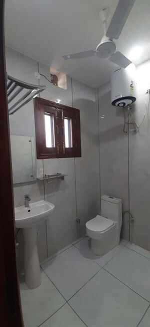 Bathroom in 3 BHK Builder Floor at Aerocity – for Rent