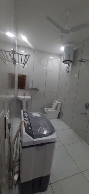 Bathroom in 3 BHK Builder Floor at Aerocity – for Rent