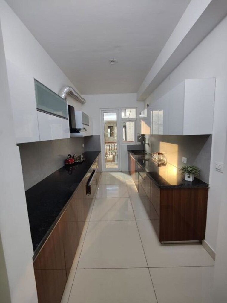 Kitchen, hermitage-centralis 3 Bedroom 1450 Sq.Ft. Apartment In Vip Road Zirakpur 10099658