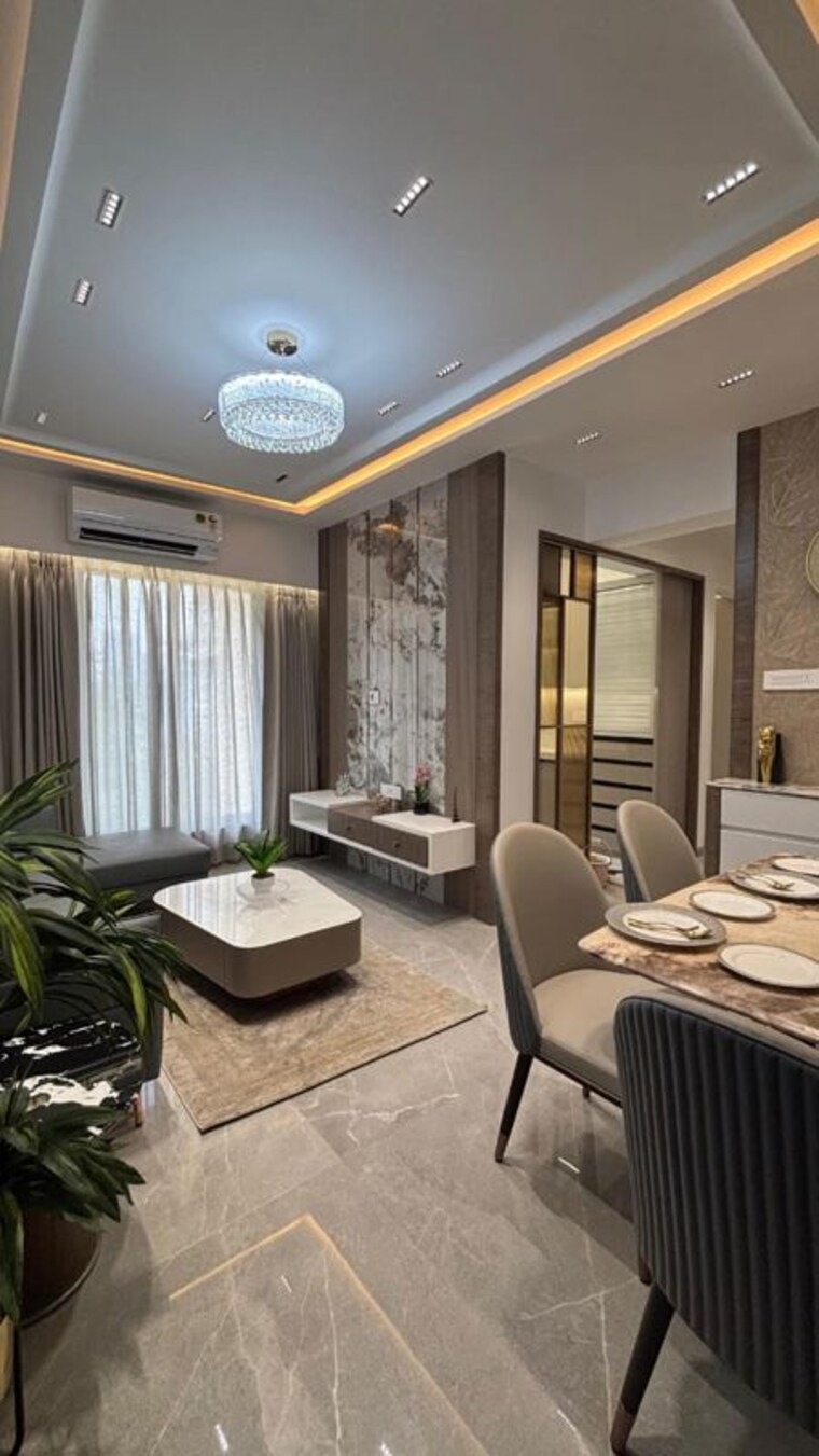 Living Room, empire-fairmont 2 Bedroom 558 Sq.Ft. Apartment In Borivali West Mumbai 10099697