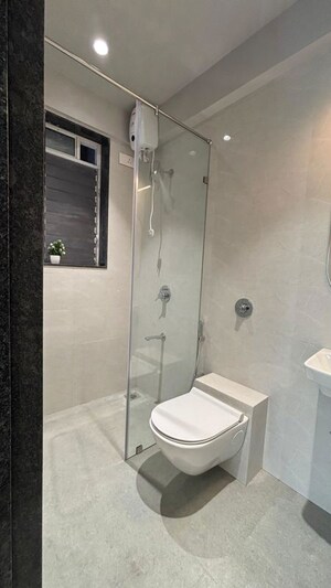 Bathroom in 2 BHK Apartment at Empire Fairmont, Borivali West – for Sale