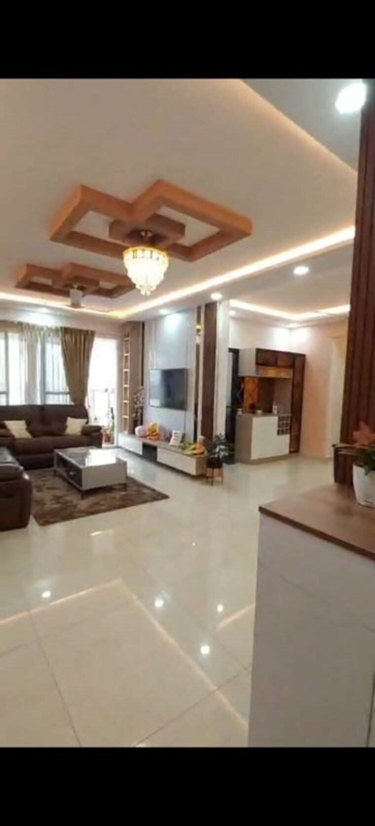 Living Room, shriram-southern-crest-phase-2 3 Bedroom 1960 Sq.Ft. Apartment In Jp Nagar Bangalore 10099732