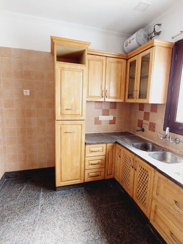 Kitchen in 3 BHK Builder Floor at Navjeevan Vihar – for Rent