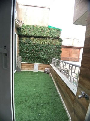 Balcony in 3 BHK Apartment at Dwarka – for Rent