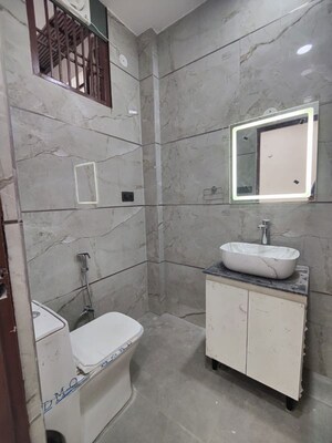 Bathroom in 3 BHK Apartment at Dwarka – for Rent