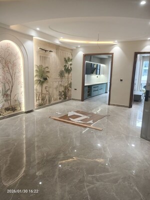 Living Room in 3 BHK Builder Floor at Parklands, Sector 85 – for Sale