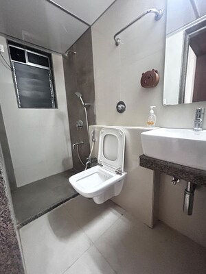 Bathroom in 1 BHK Apartment at Riddhi Gardens – for Rent
