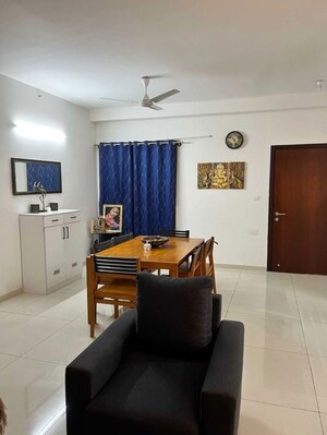 Living Room in 3 BHK Apartment at LnT Raintree Boulevard, Hebbal – for Rent