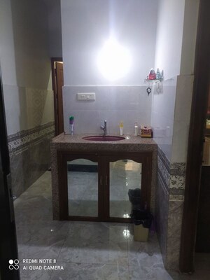 Bathroom in 1 BHK Apartment at Miramar – for Rent