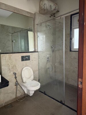Bathroom in 3 BHK Apartment at LnT Realty Crescent Bay, Parel – for Sale