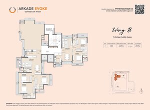 Floor Plan in 2 BHK Apartment at Goregaon West – for Sale