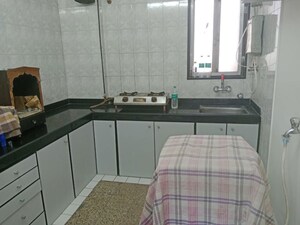 Kitchen in 2 BHK Apartment at Nishigandha CHS, Bandra East – for Rent