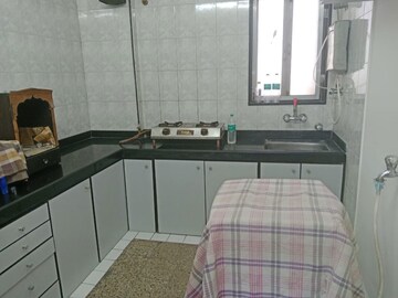 Kitchen in 2 BHK Apartment at Nishigandha CHS, Bandra East – for Rent