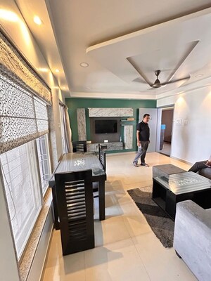 Living Room in 2 BHK Apartment at Bramhacorp F Residences, Kalyani Nagar – for Rent